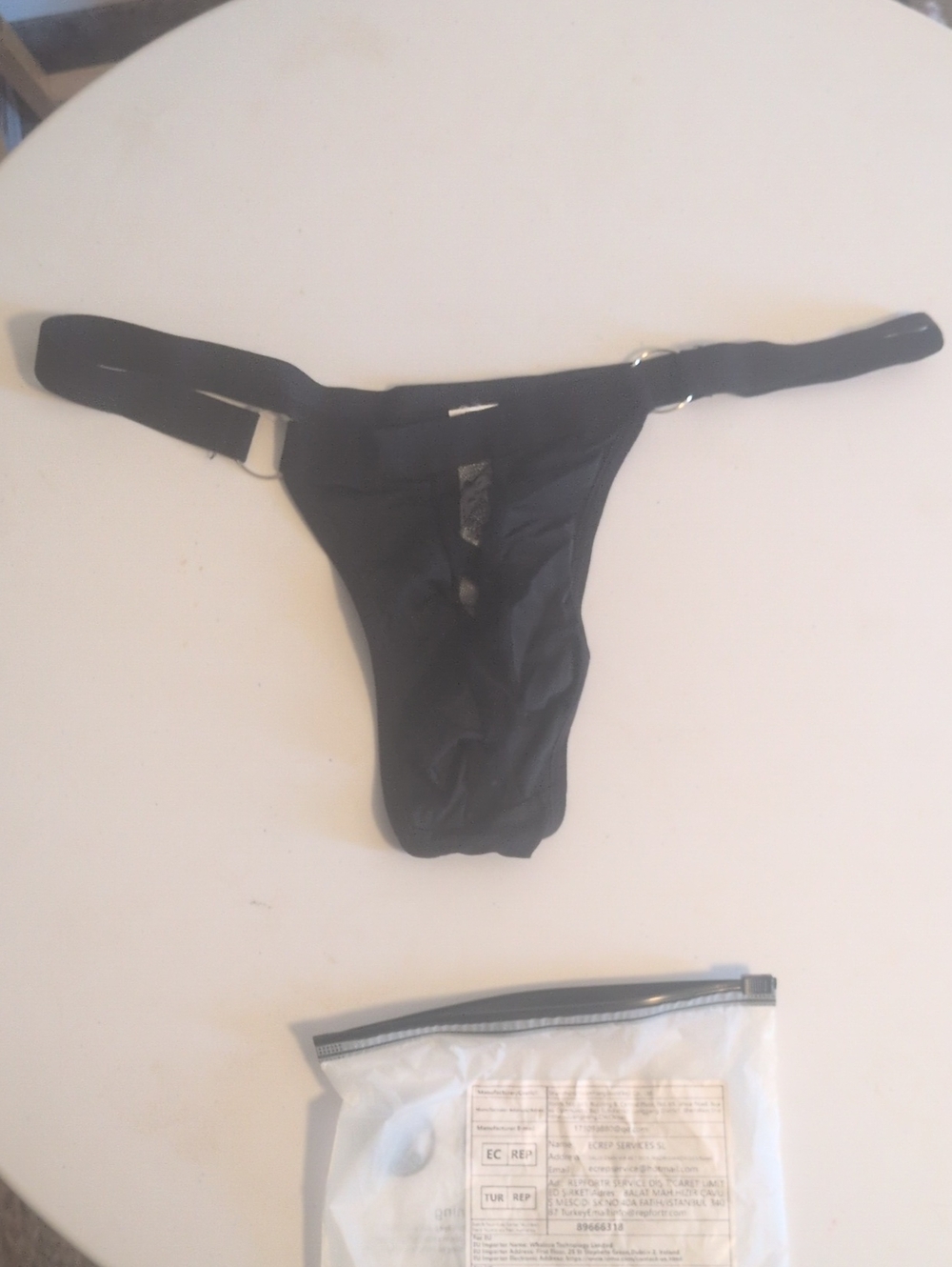 Men's Black Jockstrap Brief - Minimal Support Design